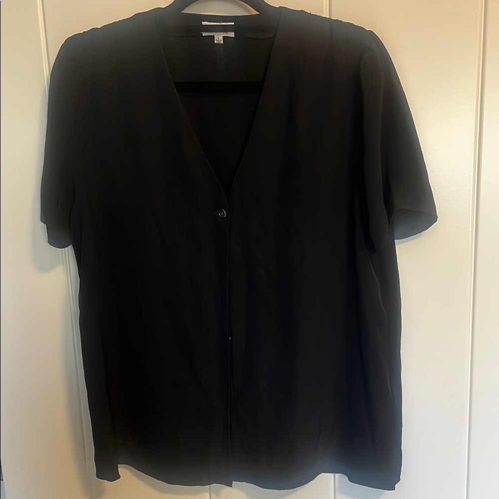 Wilfred Black Button Down Shirt